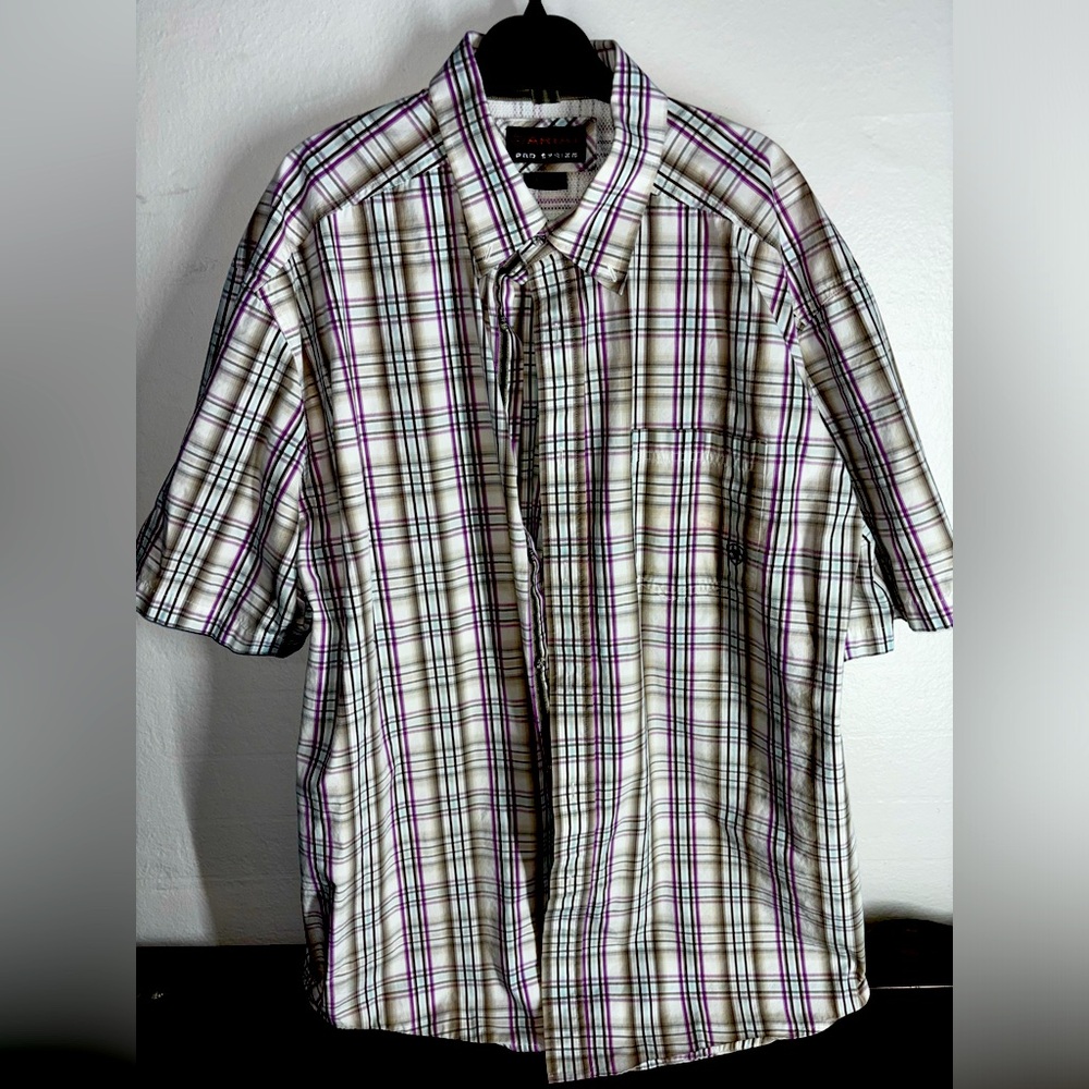 Ariat pro series cowboy shirt multi color XL